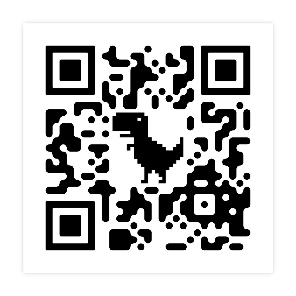 Rick Roll QR Code Sticker – Recreation Gifts + Supply