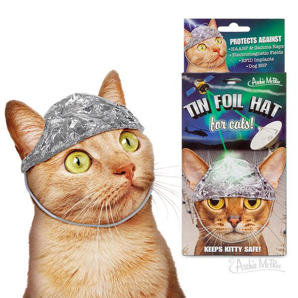 Tin Foil Hat for Cats – Recreation Gifts + Supply
