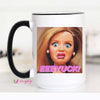 Funny Meme Coffee Mug "Eeeyuck": 15oz / Black rim/handle
