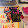 Thrift Store Baddie Kewpie Waterproof Sticker