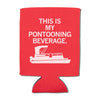 This Is My Pontooning Can Cooler Graphic