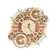 3D Wooden Puzzle Zodiac Wall Clock - Puzzles