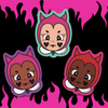 She-Devil Kewpie Waterproof Sticker 