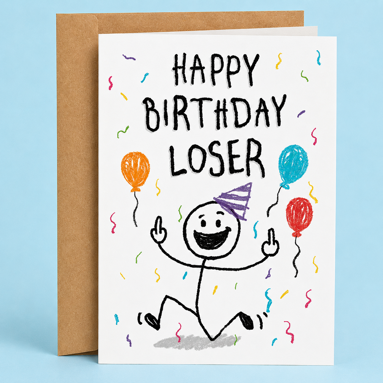 Happy Birthday Loser | Funny Birthday Card – Recreation Gifts + Supply