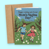 Rude Birthday Card for Friend – Mom’s Vagina Day Joke: 5 x 7 ...