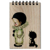Baby Clown Wood Notepad - Notebook