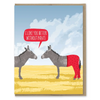 Better Without Pants Donkey Card - Cards