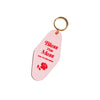 Bless This Mess Motel Tag Keychain