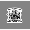 Book Club Dog Sticker