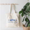 Butter Canvas Tote Bag
