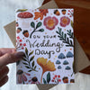 On Your Wedding Day Fall Wedding Card