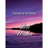 Cereal Greeting Card - Subtext Greeting Card