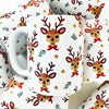 Christmas Reindeer Ceramic Coffee Mug Christmas Mugs