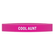 ’Cool Aunt’ Awareness Band - Bracelets