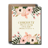 Cynical Heart Floral Wedding Greeting Card - Cards