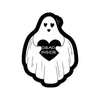 Dead Inside Funny Sarcastic Ghost High Quality Vinyl Sticker