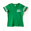 Don’t Panic- ladies retro tee: S