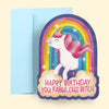 You Fabulous Bitch | Funny Die Cut Birthday Card: 5 x 7