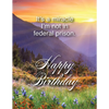 Federal Prison Greeting Card - Subtext Greeting Card