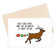 Fuck Christmas Card - Cards