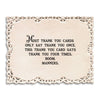 Funny Vintage Greeting Card with Repeated Thank