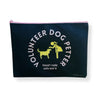 GetBullish Volunteer Dog Petter Canvas Zipper Pouch 9.5’’ x 7’’ | Cosmetics Bag or Pencil Case