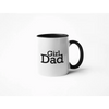 Girl Dad - Coffee Mug: White/Black / 15oz.