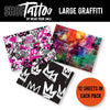 Graffiti Shoe Tattoo - Large - Fun
