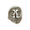 Grey Owl Sticker - Stickers