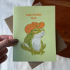 ’Happy birthday bitch’ Cowboy Frog Birthday Card