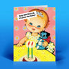 Holy Shitballs Birthday Card