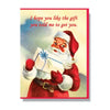 Hope You Like The Gift Christmas Card - Cards