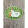 Hug Your Friends - Cute Chicken Vinyl Sticker