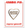 Human Rights Heart Pin - Enamel Pins