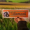 I got my ass ate at the Tillamook Cheese Factory: Bumper Sticker