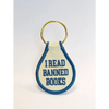 I Read Banned Books Embroidered Key Tag - Keychain