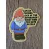 I’m So Mad at the Government - Cute Gnome Vinyl Sticker