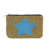 Ladies Fully Beaded STAR Fashion Coin Purse