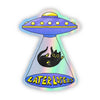’Later Losers’ Cat UFO Holographic Sticker