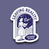 Leaving Reality Entering Fiction Book Sticker
