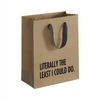 Literally The Least Gift Bag - Gift Bag