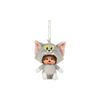 Monchhichi Tom & Jerry Plush Keychain - Gray - Keychain