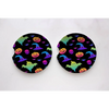 Neon Halloween Car Coasters - Car Coaster