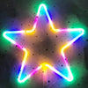 Neon LED Star: Multicoloured