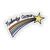 Nobody Cares Shooting Star Sticker