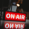 ’ON AIR’ Light Up Desktop Sign