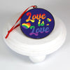 ORK142 XM Dome Ornament Love is Love