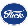 Patch - ’Fuck’ - White On Blue Oval - Ford Parody - 3.5’’