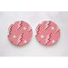 Peach Lightning + White Stars Car Coasters - Car Coaster