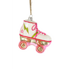 Pink Rollerskate Ornament - Christmas Ornament
